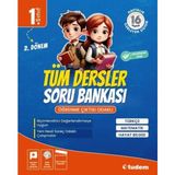1. Sınıf Tüm Dersler Soru Bankası Tudem 1008 Sayfa Türkçe Eğitim Kitabı - belirtilmemiş