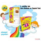 1.Sınıf Tüm Dersler Soru Bankası + Yaprak Test Set Element