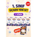 1.Sınıf Üçgen Okuma Yazma Seti (1.Dönem) (Hediyeli)