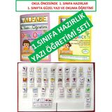 1. Sınıf ve Okul Öncesi Okuma Yazma Öğretimi Kitabı Defteri Etkinlik Güzel Yazı Seti