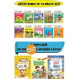 1.sınıflar Eğitici Renkli 10'lu Öykü Seti+Hızlı Okuma+Bulmacalarla Öğreniyorum+Oku Anla Cevapla