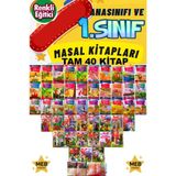 1.sınıflar Için Hem 40 Hikaye Hem De Farklı Test Içeren Harika Set Evony Tonguç Tudem Kırmızı