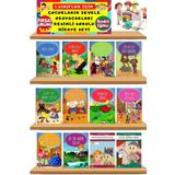 1.SINIFLAR İÇİN KİTAP OKUMAYI SEVDİREN 12'Lİ HİKAYE KİTABI SETİ