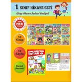 1.sınıflar Için Okumayı Sevdiren 10 Lu Hikaye Seti 12 (Kitap Okuma Defteri Hediyeli) - Hayır