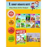 1.sınıflar Için Okumayı Sevdiren 10 Lu Hikaye Seti 14 (Kitap Okuma Defteri Hediyeli) - Hayır