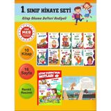 1.sınıflar Için Okumayı Sevdiren 10 Lu Hikaye Seti 3 (Kitap Okuma Defteri Hediyeli) - Hayır