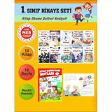1.Sınıflar İçin Okumayı Sevdiren 10 Lu Hikaye Seti 7 (Kitap Okuma Defteri Hediyeli)