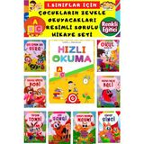 1.sınıflar Için Renkli Heceli Hikaye Seti+Hızlı Okuma Kitabı