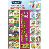 1.ve 2.sınıflar Için Okuma Alışkanlığı Kazandıran Mükemmel 20 Li Hikaye Seti - Hayır