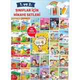 1.ve 2.sınıflara Uygun Öğretmen Tavsiyeli Eğitici Okumayı Sevdiren 30 Lu Hikaye Seti - Hayır