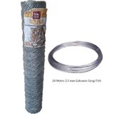 1 x 20 Metre Bahçe Tel Örgü Bahçe Çiti Çevirme Seti