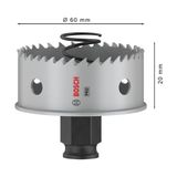 1 x Pro Sheet Metal Power Plus Delikli Testere (Paslanmaz Çelik Levhalar, Çelik Levhalar, Ø 60 Mm, Profesyonel Aksesuar Döner Matkap/sürücü)