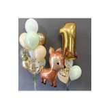 1 Yaş Ceylan Folyo Balon Set, 465435456223