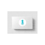 1 Yaş Etiketi Mavi Beyaz Puanlı Bir Yaş Yuvarlak Mat Çıkartma Cute Round Sticker 4 Cm (45 Adet)