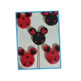 1 Yaş Hediyelikleri Minnie Mouse Pembe Puantiyeli Şeker Hamurlu Butik Kurabiye 10 Adet 66