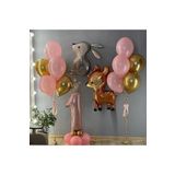1 Yaş Tavşan Ve Ceylan Folyo Balon Set, 1511542111112