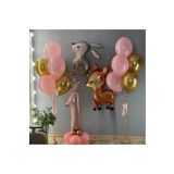 1 Yaş Tavşan Ve Ceylan Folyo Balon Set, 1511542111116