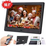 10.1 İnç Dijital Elektronik Fotoğraf Çerçevesi Mp3/4 Oynatıcılı Dijital Elektronik Led Dijital Fotoğraf Çerçevesi siyah