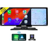 10.26" IPS Full Android, Google Play Store, Kablosuz Carplay & Android Auto, Gps, Arka Kameralı Ta�