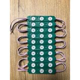 10 Adet 1.5 Watt Modül LED 2835 Mercekli 12 Volt - Yeşil