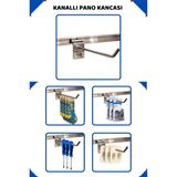 10 Adet 10 cm Galvaniz Kanallı Pano Raf Askısı Kanallı Pano Kancası