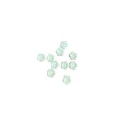 10 Adet 10 mm Çiçek Düğme (Kırık Beyaz)