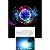 10 Adet 12V T5 LED Ampul Oto Kilometre Gösterge Kadran Ambians Aydınlatma Ledi Ice Blue ( Buz Mavi )