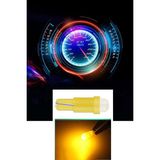 10 Adet 12V T5 LED Ampul Oto Kilometre Gösterge Kadran Ambians Aydınlatma Ledi Turuncu