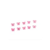 10 Adet 13 Mm Kelebek Düğme (PEMBE)