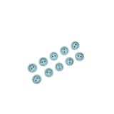 10 Adet 15 Mm Handmade Düğme (SU YEŞİLİ)
