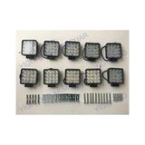 10 Adet 16 Led Off Road Sis Farı Sis Lambası Çalışma Lambası Projektör