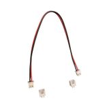 10 Adet 2.50mm 2 Pin Çift Taraflı Jst Xh Konnektör 30cm Kablolu