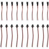 10 Adet 2 Pin Sm Jst 2p Kablolu Konnektor Dişi Erkek Takım 20cm