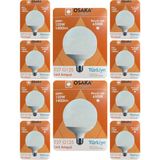 (10 Adet) 20W (120W) 6500K (Beyaz Işık) E27 Duylu (Kalın Duy) Glop Led Ampul