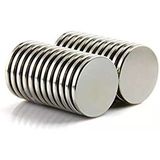 10 Adet 20x2 mm Yuvarlak Güçlü Neodyum Mıknatıs (Çap 20 mm Kalınlık 2 mm)