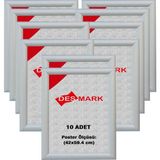 10 Adet 25 mm A2(42X59.4) Gönye Köşe Alüminyum Aç-Kapa Çerçeve – Poster Çerçevesi (Gümüş Eloksallı)