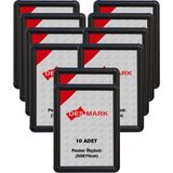10 Adet 25 mm B2(50X70) Rondo Köşe Alüminyum Aç-Kapa Çerçeve – Poster Çerçevesi (Siyah Renk)