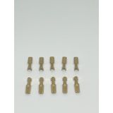 10 Adet 2,8mm Dişi Fiş Tırnaksız Terminal Kablo Ucu Sf1/2d