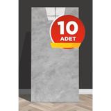10 Adet, 30X60 cm Açık Gri Mermer Desenli Kendinden Yapışkanlı Seramik Köpük Banyo Pvc Duvar PANELI-M088 - 30 x 60 cm