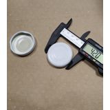 10 Adet 38 Lik Konserve Kavanoz Kapağı Dış Çap 42mm-Iç Çap 38mm Cam Şişe Kapağı Silikonlu Metal Ka