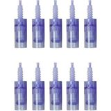 10 Adet 42 Pin A6 Dermapen Iğnesi Orijinal Dermapen Iğne Kartuşu Mavi Sokei 8436001987538