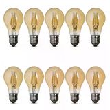 10 Adet 4W E27- 4,5 Cm 7,5 Cm- Led Flamanlı Ampul (G45) 2700K Sarı Işık