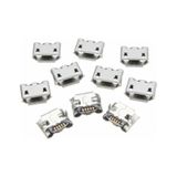 10 Adet 5 Pin Mikro Usb Şarj Soketi Dişi Micro Usb Soket Samsung Uyumlu