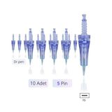 10 Adet 5f Pin Iğne Dermapen A1-A6-E30-N2-M5-M7-Mym Cihazlarına Uyumludur.