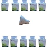 10 Adet 5W 4000K GU10 Duy 38° Gün Işığı LED Spot Ampul Uzlıght - Altın