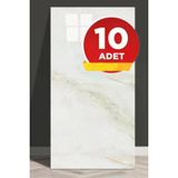 10 Adet 60x30 Pvc Esnek Duvar Paneli Açık Krem