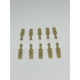 10 Adet 6,3mm Erkek Fiş Terminal Kablo Ucu Sf1eu