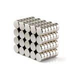 10 Adet 6mm X 2mm Yuvarlak Güçlü Neodyum Mıknatıs Magnet