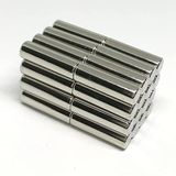 10 Adet 6X25 mm Yuvarlak Güçlü Neodyum Mıknatıs (Çap 6mm Kalınlık 25mm)