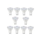 10 Adet Adet Gu10 Duylu 7 Watt Gün Işığı Led Ampul 10'lu Paket